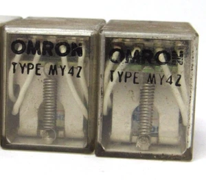 OMRON TYPE MY4Z 100/110V RELAY-LOT OF 2 - Picture 1 of 3