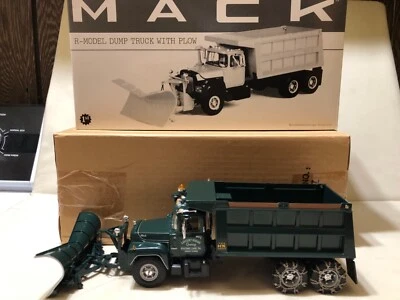 LOCUST RIDGE HAINES KIBBLEHOUSE MACK R DUMP TRUCK + SNOW PLOW FIRST GEAR 19-2807 - Image 1 of 4