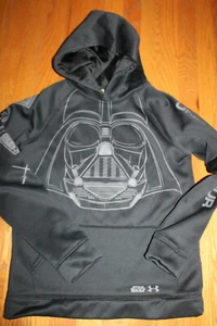 Under Armour NIÑOS Star Wars DARTH VADER Pullover SUDADERA CON CAPUCHA TOP L 14 - Imagen 1 de 4