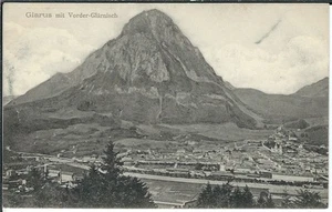 Ansichtskarte Glarus mit Vorder-Glärnisch - Weltpostverein - sehr alt - s/w - Picture 1 of 2