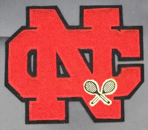 Vintage NEW CASTLE PA Red Hurricanes HIGH SCHOOL Letter Tennis - Picture 1 of 2