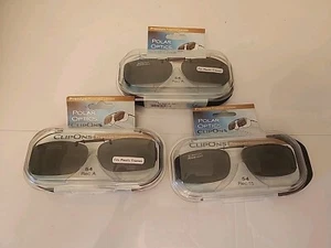 Menge 3 Polar Optik Clip Ons UVA/UVB Schutz Linse mit Hartschale 54 Rec A - Bild 1 von 2