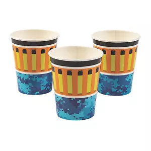 Dart Battle Party Paper Cups - Party Supplies - 8 Pieces - Picture 1 of 1