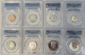 1995 S Proof Set - Complete 8 coin Set - PCGS PR69DCAM - Picture 1 of 4