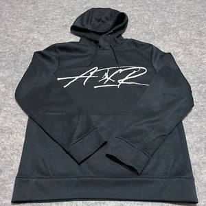 Vintage Nike Air Jordan Hoodie Sweatshirt Black Men Small Pullover - Picture 1 of 11