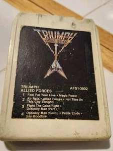 Triumph, Allied Forces, 8 Track Tape, 1981 Tested & Working! - Picture 1 of 7