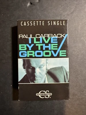 Paul Carrack - I Live By the Groove 1989 Cassette Single Chrysalis Pop Rock - Image 1 of 3