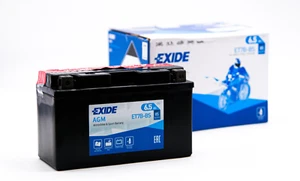 EXIDE ET7B-BS BATTERIA MOTO SCOOTER 12V 6,5Ah 85A 150X65X95mm YT7B-BS - Foto 1 di 4