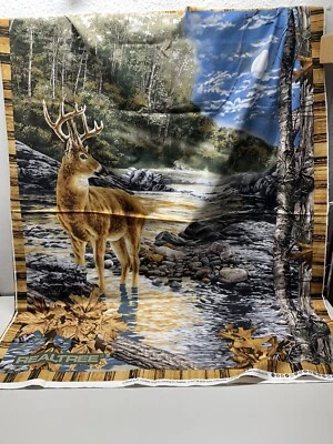 "Panel de ciervo de tela Darrell Bush Realtree #9938 lote de 2 35""x43,5" Foto 1 de 4