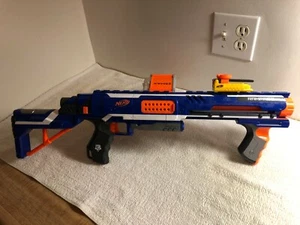 Nerf N-Strike Elite - Rampage (blau) Drum Blaster - Dart Gun - getestet & funktionsfähig  - Bild 1 von 12