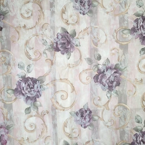 3 Croscill Chambord Cassis Curtain Panels Amethyst Rose Lined Weighted 40x84 ea - Picture 1 of 15