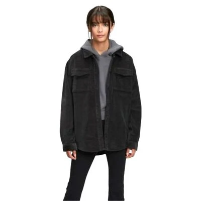 Gap Teen 12 Camisa Pana Grande Cazadora Botones Informal Algodón Orgánico Foto 1 de 4