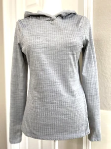 Jockey Women's Activewear Pullover Hoodie Long Sleeve Hi-Low Style Gray Size Sm - Picture 1 of 22