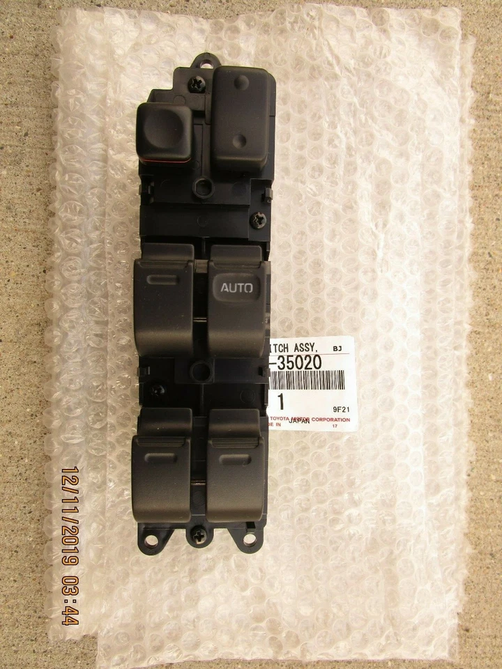 91 - 97 TOYOTA LAND CRUISER RHD FRONT RIGHT SIDE MASTER POWER WINDOW SWITCH NEW - Image 1 of 4