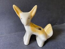 New ListingVintage Ceramic White Fox Animal Planter Flower Pot California Art Pottery