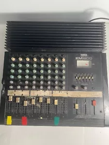 1980s YAMAHA EM1800 POWERED MIXER AMPLIFIER AMP 8 CHANNEL 150 WATT REVERB - Picture 1 of 14