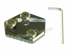 Kickstand Side Stand Extension Plate Pad Gray Fit 2013-2015 HONDA Grom MSX 125 - Picture 1 of 6