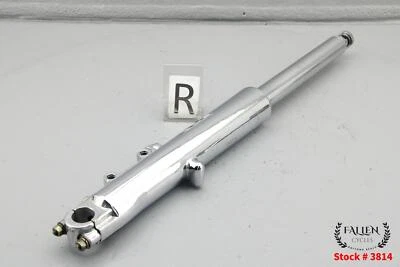 Harley Road King 2003 41 mm horquilla delantera derecha conjunto de suspensión cromo Foto 1 de 4