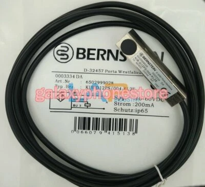 New For Bernstein Inductive proximity switch KIB-Q12PS/004-KL2E 10-60VDC 200mA - Image 1 of 2