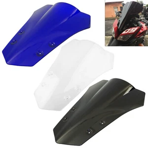 Double Bubble Windscreen Windshield For YAMAHA FJ09 MT-09 Tracer 900 2015-2017 - Picture 1 of 24
