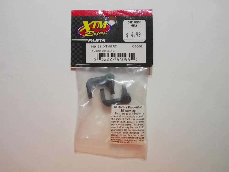 XTM 149131 XTMPRT Front Caster Blocks, X-C / XTM Racing Parts - Image 1 of 1