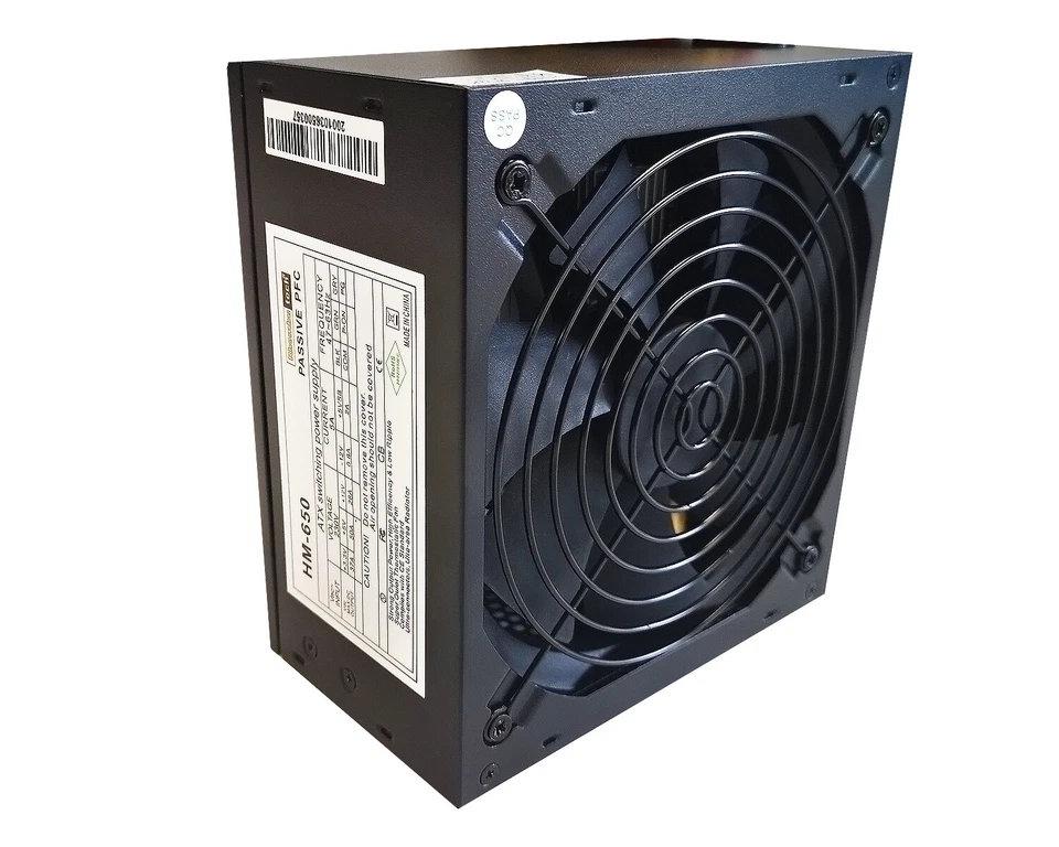 Rhombutech HM-650 230V 650W ATX Computer Netzteil (ATX650HM)