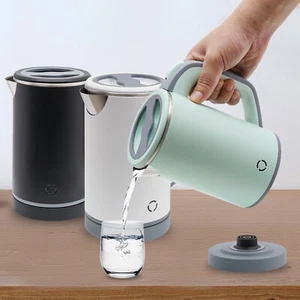 Hervidor de agua pequeño 800ML mini tetera 600 vatios hervidor de agua de viaje acero inoxidable - Imagen 1 de 25