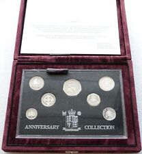 1996 Royal Mint Decimalisation Silver Proof 7 Coin Set Box Coa