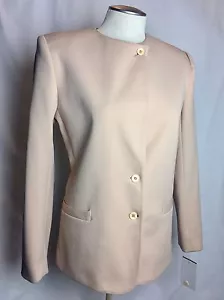 NWOT GIVENCHY Vintage Asymmetrical Jacket Blazer Size 12 VTG - Picture 1 of 2