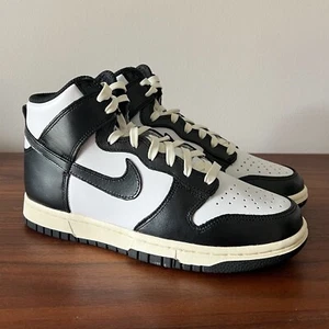 Nike Dunk High Women’s Size 8 Vintage White/Black Coconut Milk DQ8581-100 - Imagen 1 de 7