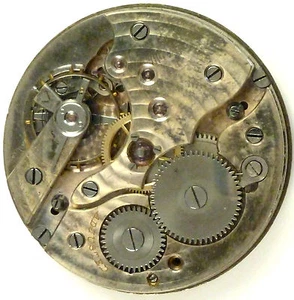 Movimiento de Reloj de Bolsillo Gruen - Joyas Grado 17 - Repuestos/Reparación - Imagen 1 de 2