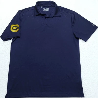 TEAM ISSUED Under Armour HeatGear Cal Golden Bears polo shirt Men's MEDIUM M - Image 1 of 4