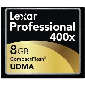 Lexar 8 GB 400x UDMA Compact Flash Memory Card (LCF8GBCTBNA400) Grade A - Picture 1 of 1