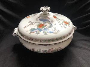 Wedgwood Kutani Crane R4464 - Lidded Vegetable Tureen A1 condition - Picture 1 of 7
