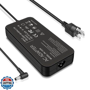 120W Charger Compatible with Asus FX504 UX510UW N56J N56VM N56VZ N750 N500 G5 - Picture 1 of 5