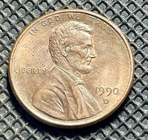 1990-D- Lincoln Cent “ DDO, “RPM, Liberty-Date,- Mint- - Picture 1 of 6