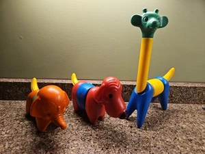 Tupperware Zoo It Yourself Animali Cane Giraffa Elefante Set di 3 - Foto 1 di 18