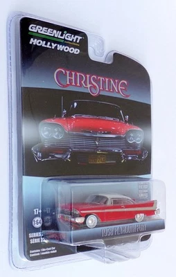 Greenlight 1/64 Scale 44830-C - 1958 Plymouth Fury - Red/White Christine - Image 1 of 2