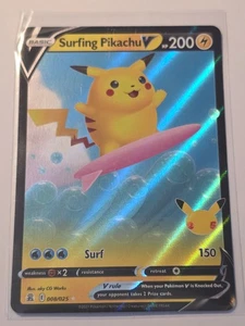Surfing Pikachu V (CEL 008)●ENGLISH●ULTRA RARE●POKEMON●Celebrations●NM●A441 - Picture 1 of 2