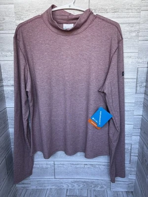 Columbia Amberview Mujer Manga Larga XXL Acanalado Cuello Simulado Púrpura XK8790-609 Foto 1 de 3