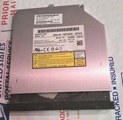 Toshiba Satellite Panasonic 8X DVD±RW SATA Drive UJ8A0 ¡¡Envío gratuito!!! Foto 1 de 4