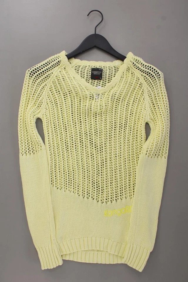 ⭐ Kangaroos maglione per le signore taglia 36/38, S, 36 giallo di cotone ⭐ - Imagen 1 de 4