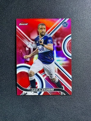 2020-21 Topps Finest MLS Caio Alexandre Red Rookie #5/5 eBay 1/1 No.83 - Image 1 of 2