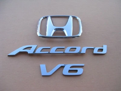 08 09 10 11 12 HONDA ACCORD V6 CUPÉ TAPA TRASERA EMBLEMA LOGOTIPO INSIGNIA SÍMBOLO A47248 Foto 1 de 4