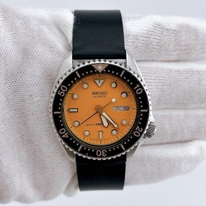 Seiko Quartz Diver Orange 6458-600A 307062 - Picture 1 of 9