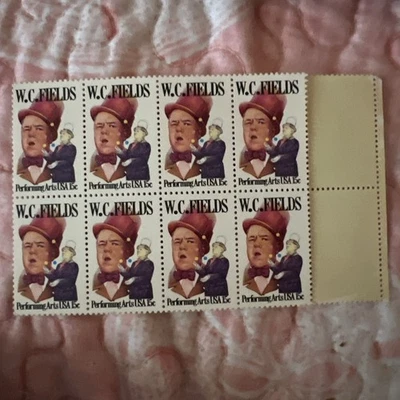 Scott #1803 W.C. Fields Plate Block of 16 Stamps - MNH - Image 1 of 4