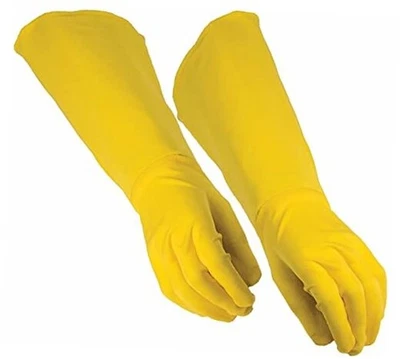  Manoplas fantasia herói fórum adulto, amarelo, padrão para festas temáticas e  - Imagem 1 de 3