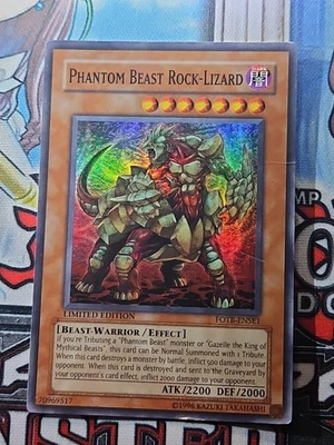Phantom Beast Rock-Lizard FOTB-ENSE1 Super Rare Limited Edition MP  - Image 1 of 2