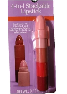 1 pk B PURE 4-in-1 Stackable Lipstick Lip Color Crayon Makeup, Multiple Shades - Picture 1 of 1