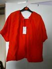 Woman's lovely Coral   Oversize Blouse Size 8 BNWT